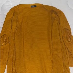 Mustard Short Cardigan
